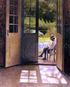  Peter Vilhelm Ilsted The Open Door - Canvas Art Print