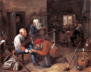  Adriaen Brouwer The Operation - Canvas Art Print