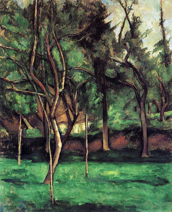  Paul Cezanne The Orchard - Canvas Art Print