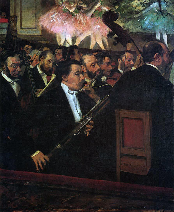  Edgar Degas The Orchestra of the Opera - Canvas Art Print