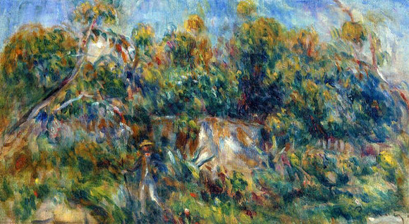  Pierre Auguste Renoir The Painter Taking a Stroll at Cagnes - Canvas Art Print