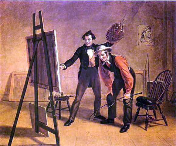  William Sidney Mount The Painter's Triumph - Canvas Art Print