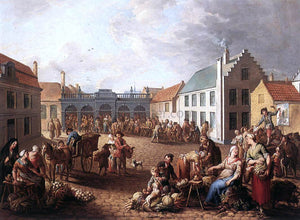  Jan Antoon Garemijn The Pandreitje in Bruges - Canvas Art Print