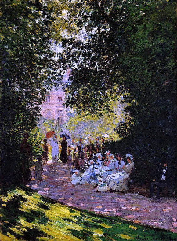  Claude Oscar Monet The Parc Monceau - Canvas Art Print