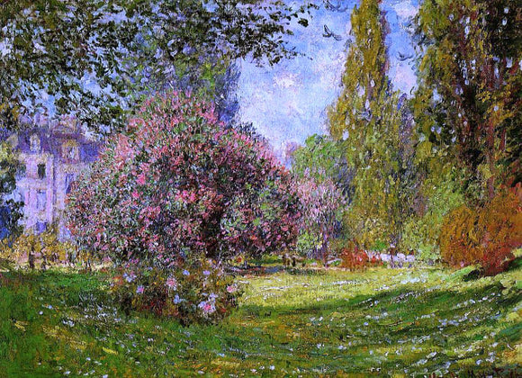  Claude Oscar Monet The Parc Monceau, Paris - Canvas Art Print