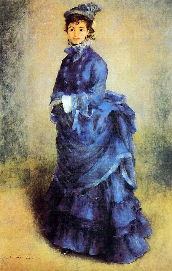  Pierre Auguste Renoir The Parisian - Canvas Art Print