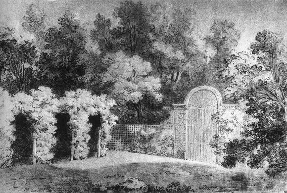  Jean-Baptiste Oudry The Park at Arcueil - Canvas Art Print
