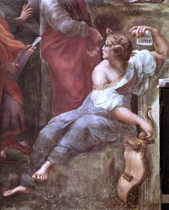  Raphael The Parnassus (detail 5) (Stanza della Segnatura) - Canvas Art Print