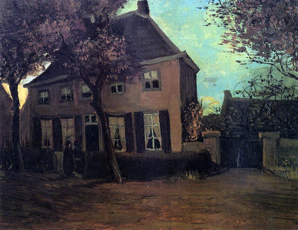  Vincent Van Gogh The Parsonage at Nuenen - Canvas Art Print