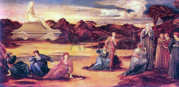  Sir Edward Burne-Jones The Passing of Venus - Canvas Art Print