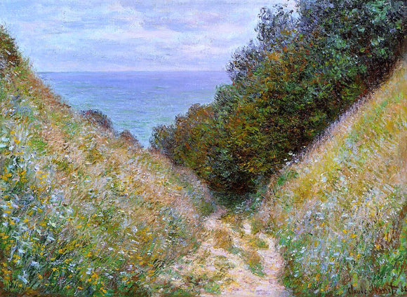  Claude Oscar Monet The Path at La Cavee, Pourville - Canvas Art Print