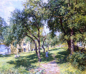  Willard Leroy Metcalf The Path - Canvas Art Print