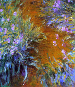 Claude Oscar Monet The Path through the Irises - Canvas Art Print
