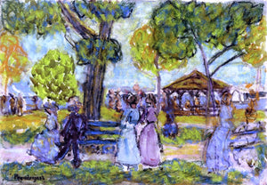  Maurice Prendergast The Pavilion - Canvas Art Print