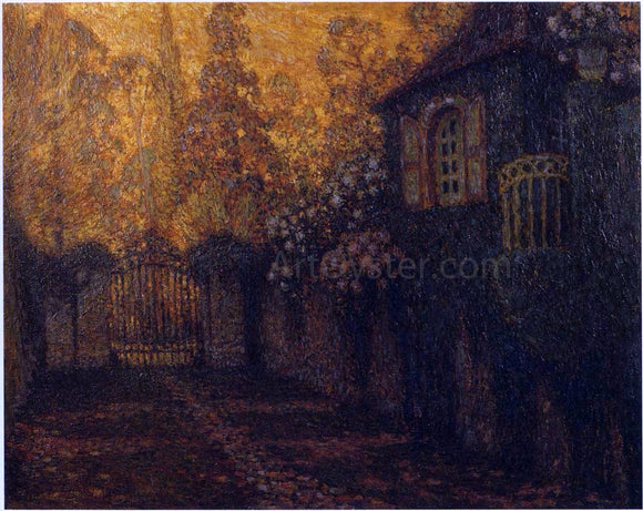  Henri Le Sidaner The Pavillion and the Alley - Canvas Art Print