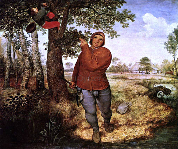  The Elder Pieter Bruegel The Peasant and the Birdnester - Canvas Art Print
