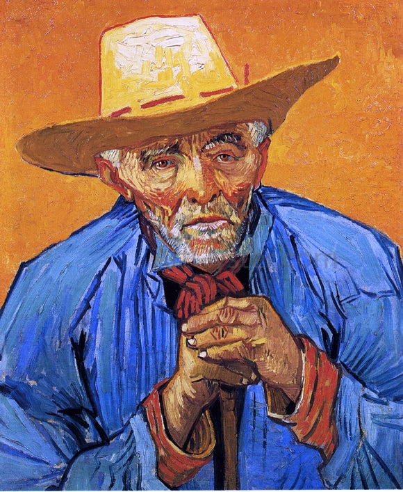  Vincent Van Gogh A Peasant, Portrait of Patience Escalier - Canvas Art Print