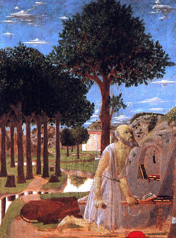  Piero Della Francesca The Penance of St. Jerome - Canvas Art Print