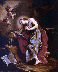  Giambattista Pittoni The Penitent Magdalene - Canvas Art Print