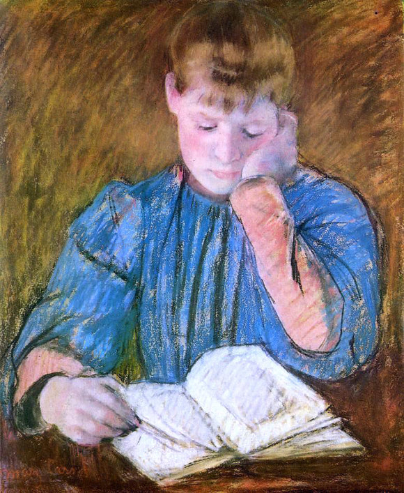  Mary Cassatt The Pensive Reader - Canvas Art Print