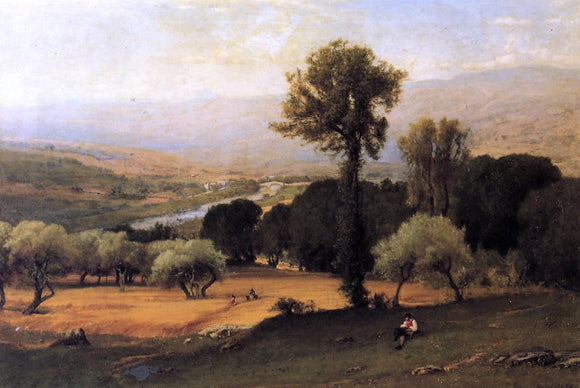  George Inness The Perugian Valley - Canvas Art Print