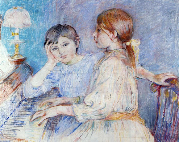  Berthe Morisot A Piano - Canvas Art Print