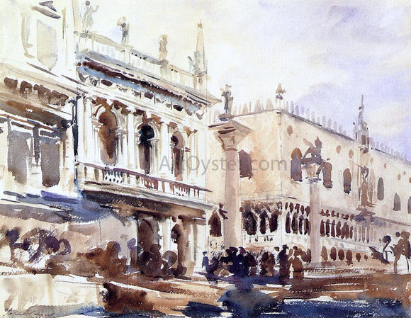  John Singer Sargent The Piazzetta and the Doge's Palace - Canvas Art Print