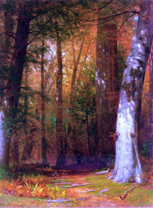  Thomas Worthington Whittredge The Pine Cone Gatherers - Canvas Art Print