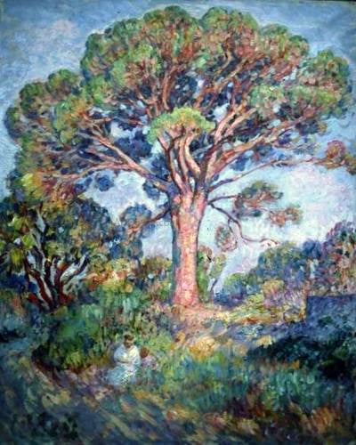  Henri Lebasque The Pine Tree - Canvas Art Print