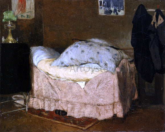  Henri-Jacques Evenepoel The Pink Bed (also known as View of My Bed or My Bedroom) - Canvas Art Print