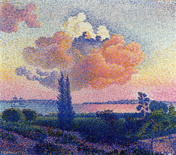  Henri Edmond Cross The Pink Cloud - Canvas Art Print