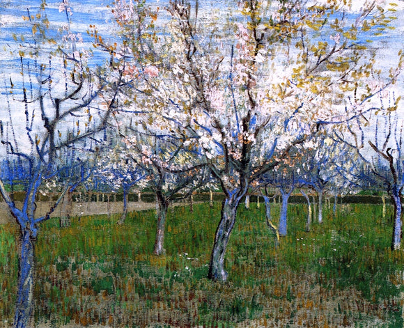  Vincent Van Gogh The Pink Orchard - Canvas Art Print