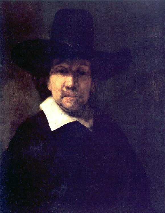  Rembrandt Van Rijn The Poet Jeremia de Decker - Canvas Art Print