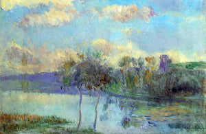  Albert Lebourg The Pond at Chalou-Moulineux, near Etampes - Canvas Art Print