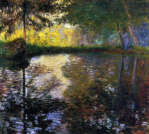  Claude Oscar Monet The Pond at Montgeron - Canvas Art Print