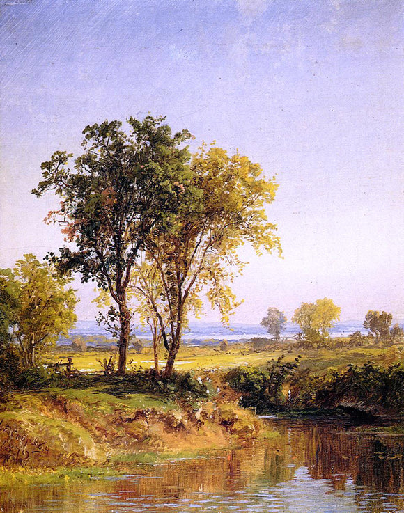  Jasper Francis Cropsey The Pond in Springtime - Canvas Art Print