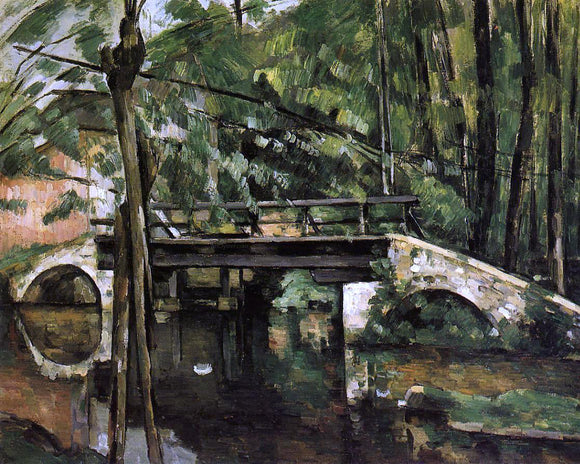  Paul Cezanne The Pont de Maincy - Canvas Art Print