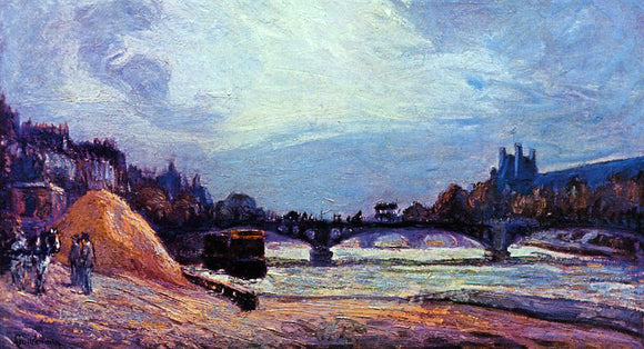  Armand Guillaumin The Pont des Arts - Canvas Art Print