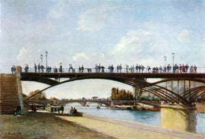  Stanislas Lepine The Pont des Arts, Paris - Canvas Art Print