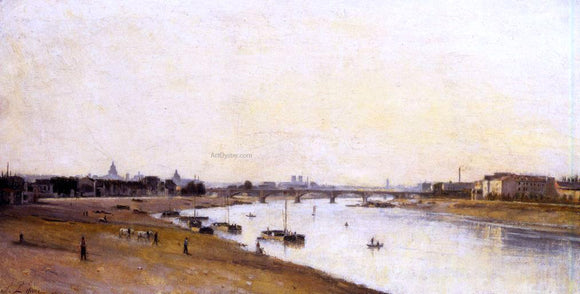  Stanislas Lepine The Pont National as Seen from Quai d'Ivry, Paris - Canvas Art Print