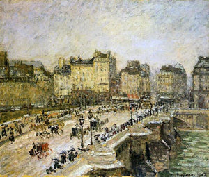  Camille Pissarro The Pont-Neuf: Snow - Canvas Art Print