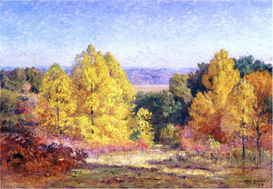  Theodore Clement Steele The Poplars - Canvas Art Print