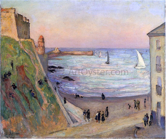  Henri Lebasque The port at Collioure - Canvas Art Print