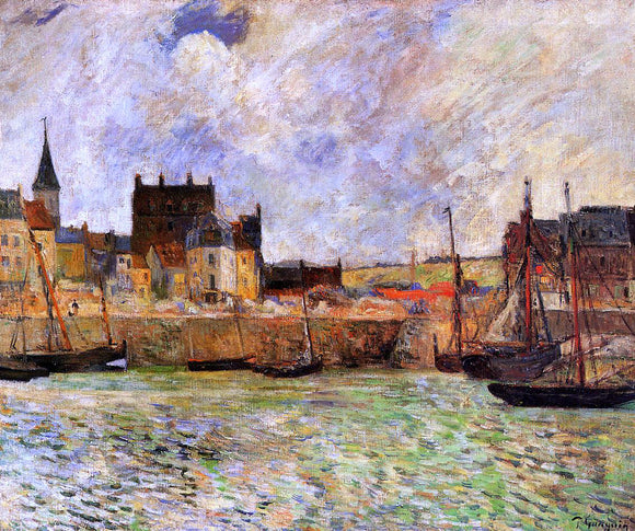  Paul Gauguin The Port, Dieppe - Canvas Art Print