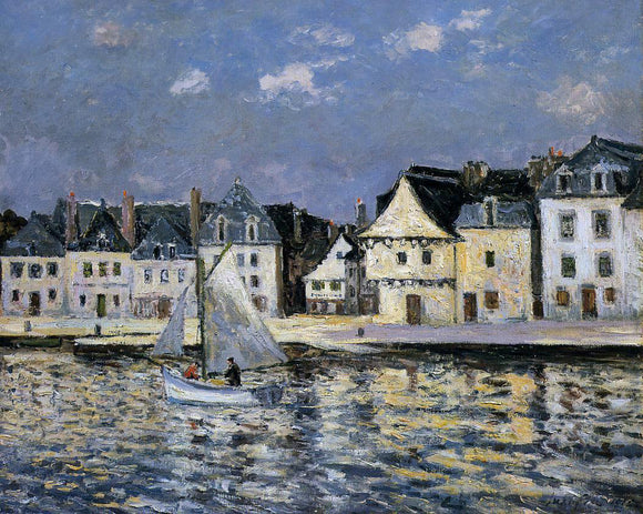  Maxime Maufra The Port of Saint Goustan, Brittany - Canvas Art Print
