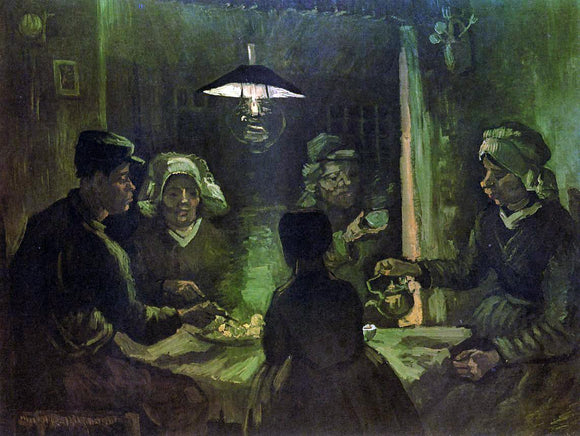  Vincent Van Gogh The Potato Eaters - Canvas Art Print