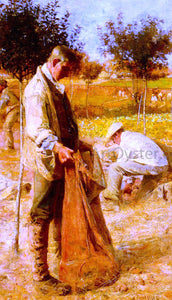  Flora MacDonald Reid The Potato Harvesters - Canvas Art Print