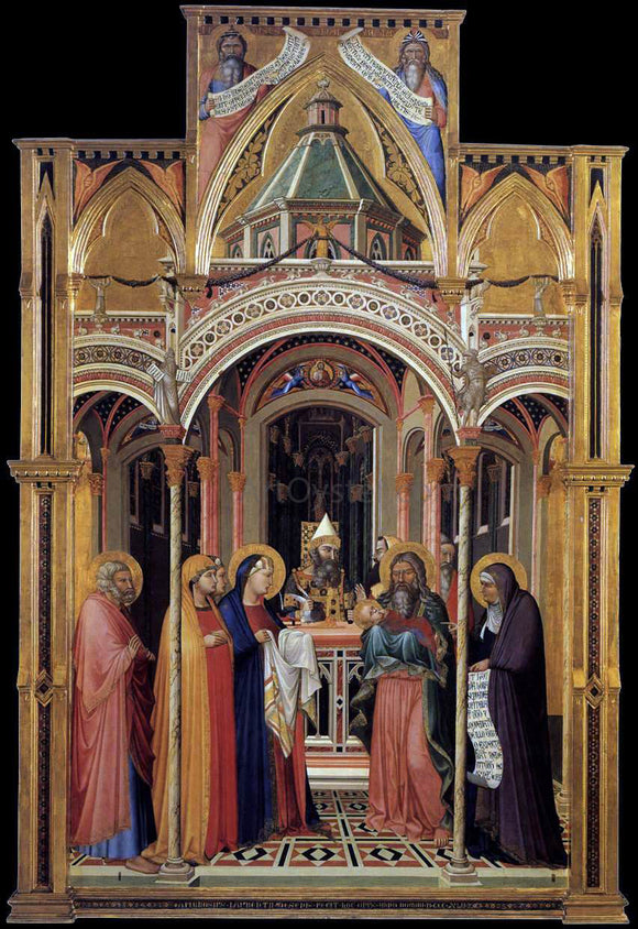  Ambrogio Lorenzetti The Presentation in the Temple - Canvas Art Print
