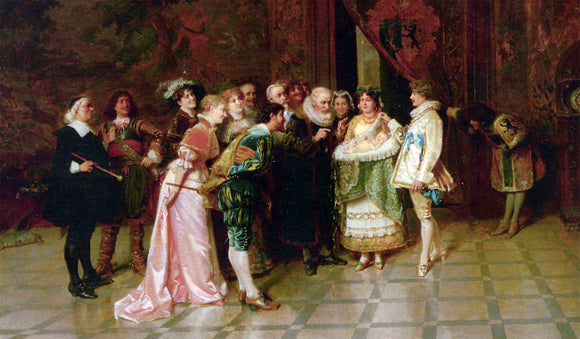  Giocomo Mantegazza The Presentation of the Newborn - Canvas Art Print