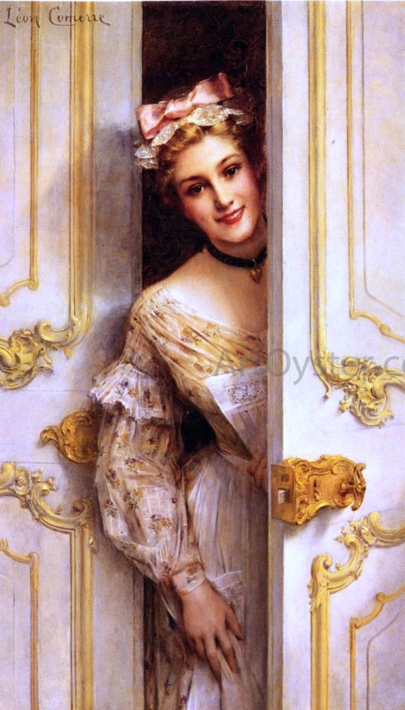  Leon Francois Comerre The Pretty Maid - Canvas Art Print